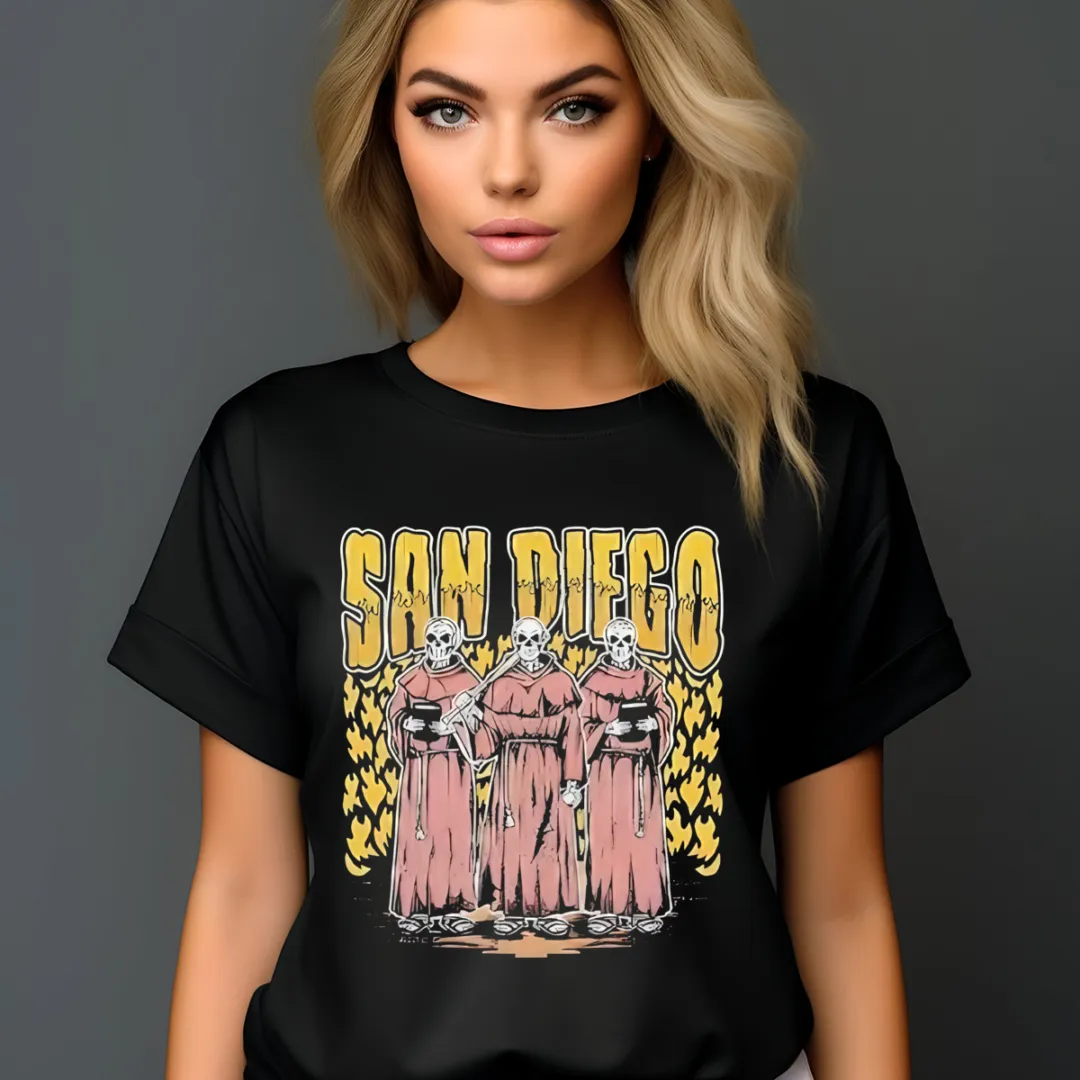 Skeleton San Diego Padres Vintage Shirt