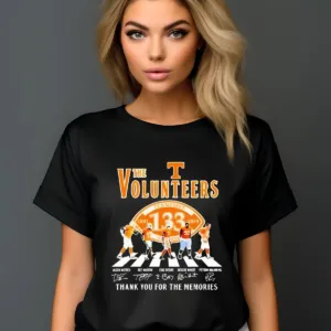 Texas Longhorns The Volunteers Thank You For The Memories Signature Shirt