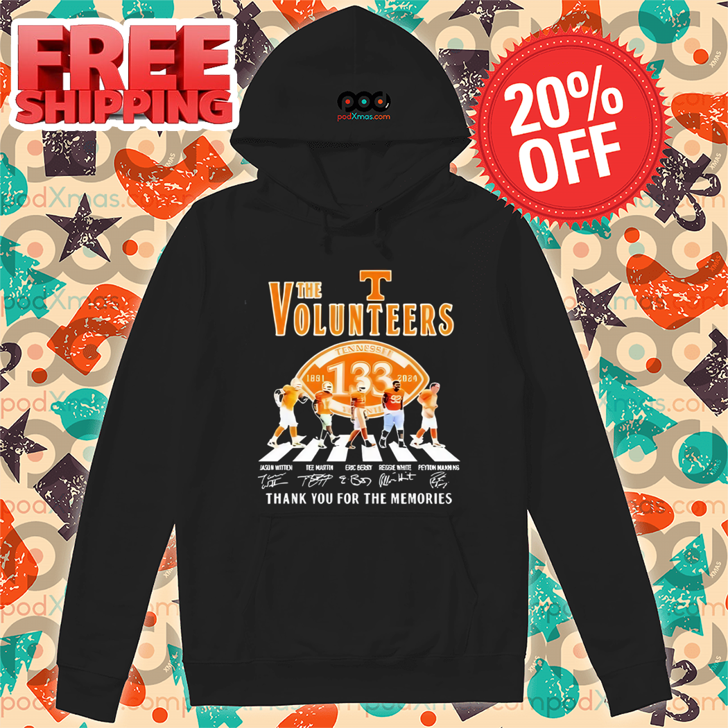 Texas Longhorns The Volunteers Thank You For The Memories Signature Shirt Texas Longhorns The Volunteers Thank You For The Memories Signature Shirt