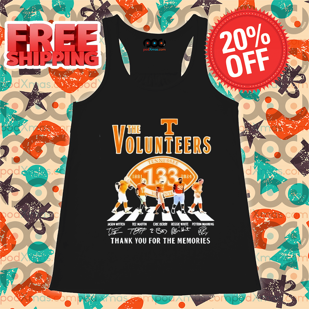Texas Longhorns The Volunteers Thank You For The Memories Signature Shirt Texas Longhorns The Volunteers Thank You For The Memories Signature Shirt