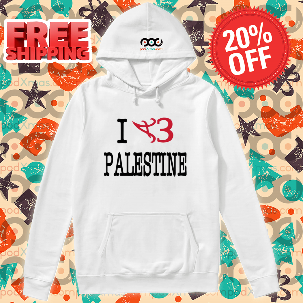 Alabama Crimson Tide I Love Palestine Shirt Alabama Crimson Tide I Love Palestine Shirt