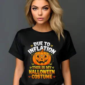 Due To Inflation This Is My Halloween Custome Shirt