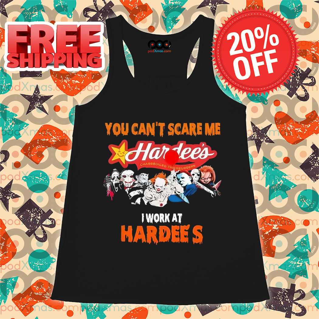 Horror Characters You Can't Scare Me I Work At Hardees Vintage Shirt Horror Characters You Can't Scare Me I Work At Hardees Vintage Shirt