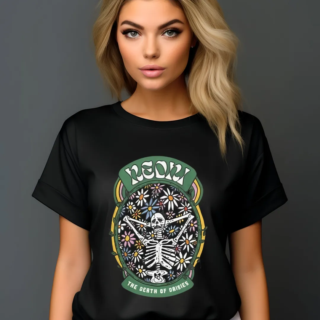 Skeleton Floral Neoni The Death Of Daisies Shirt