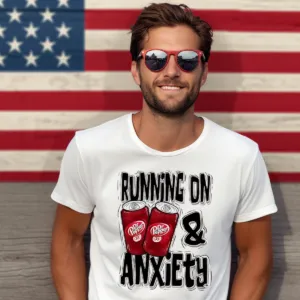 Dr Pepper Running On And Anxiety Shirt