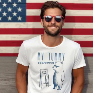 Bear My Tummy Hurts 2024 Shirt