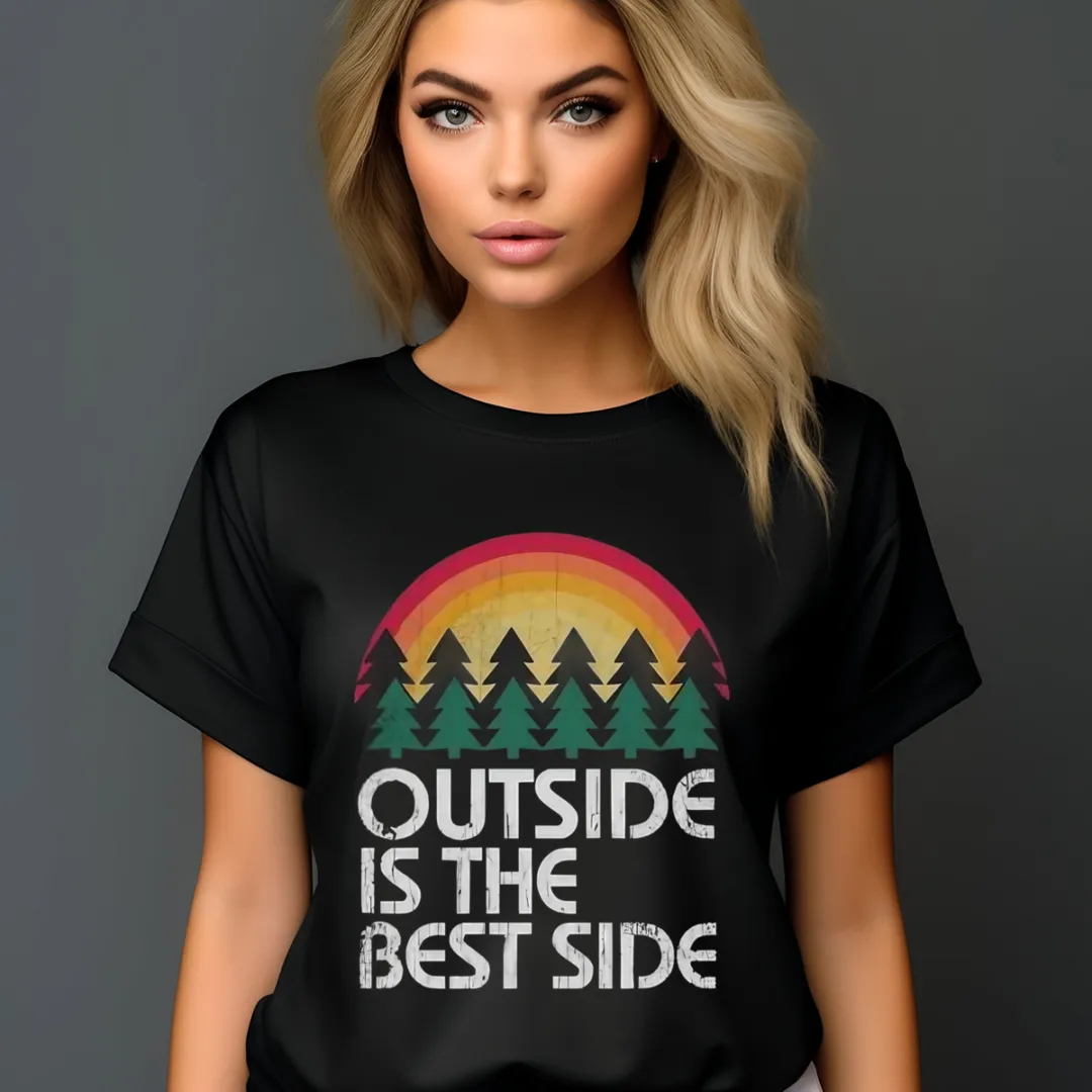 Outside Is The Best Side Vintage 2024 Shirt