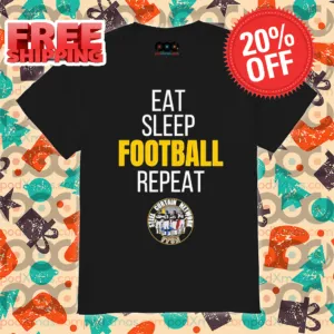 Eat Sleep Football Repeat Pittsburgh Steelers Shirt
