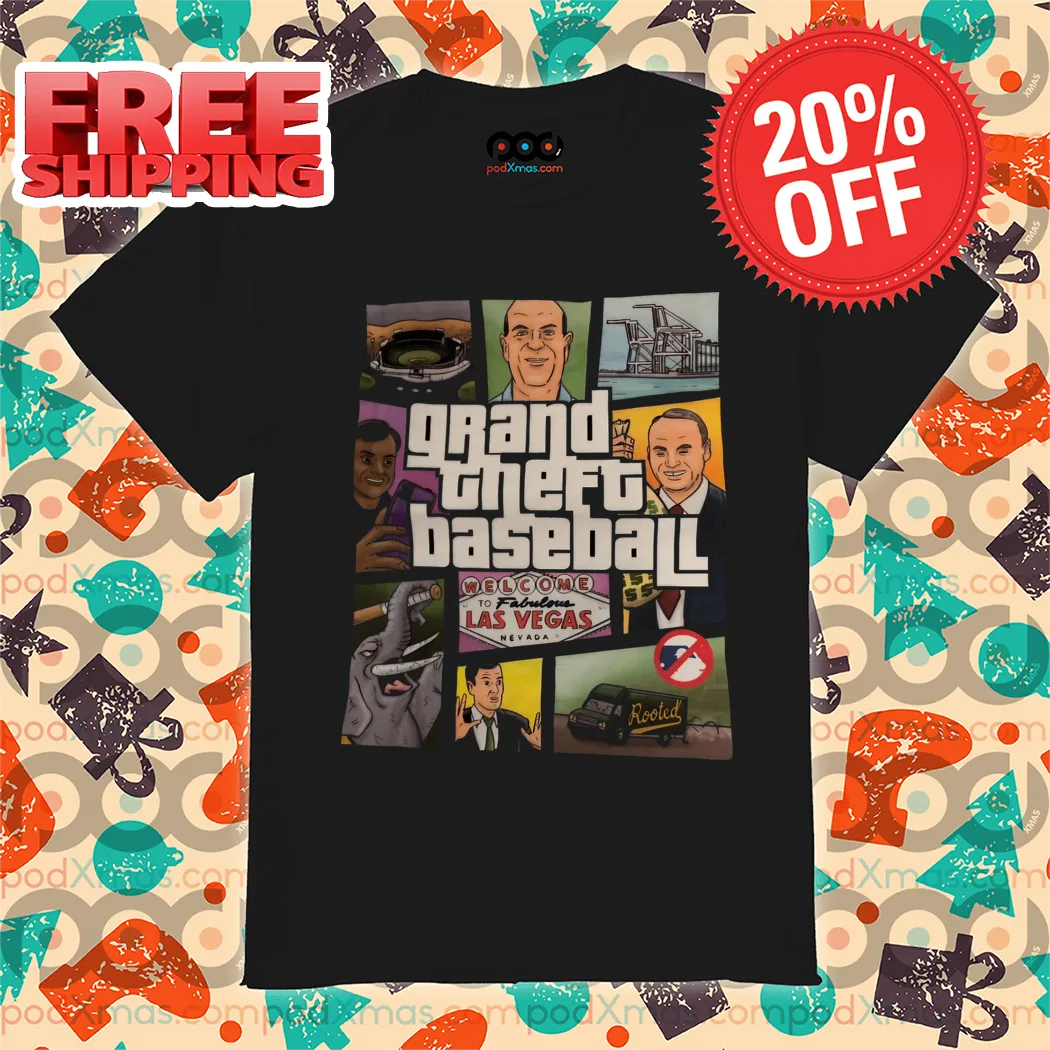 Grand Theft Baseball Welcome To Fabulout Las Vegas Nevada Shirt