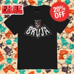 Skull Bat Bruja Vintage Shirt