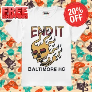 Skull Flame End It Baltimore HC Shirt
