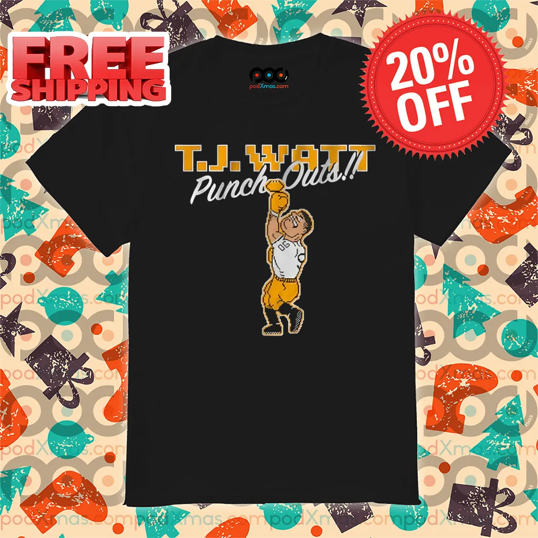 T. J. Watt Punch Outs Pittsburgh Steelers 2024 Shirt