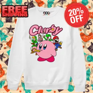 Clurby Kirby Mario Shirt