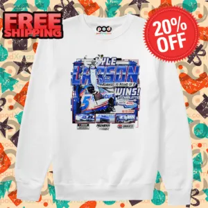 Kyle Larson Advances To Round O Wins At Charlotte Shirt