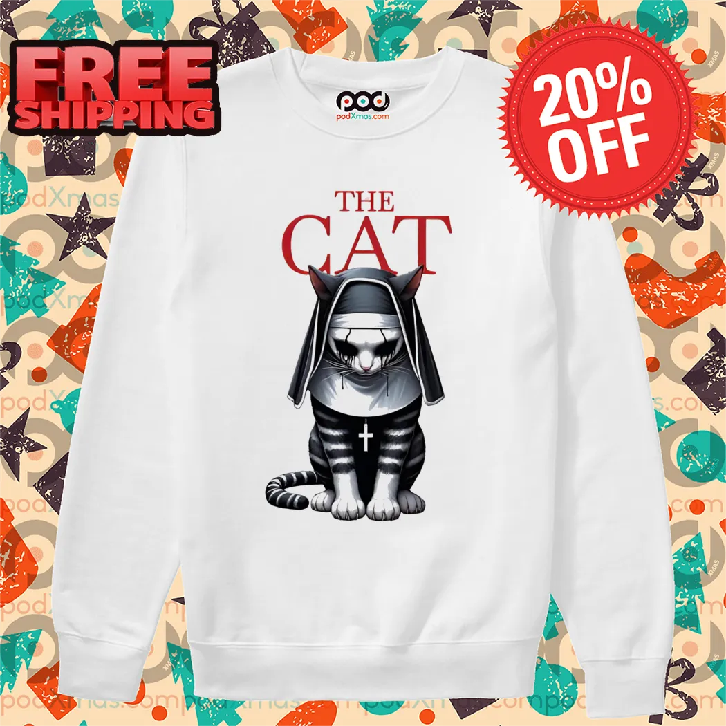 The Nun The Cat Halloween 2024 Shirt