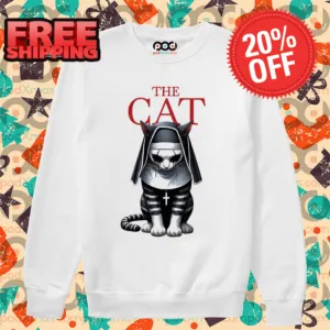 The Nun The Cat Halloween 2024 Shirt