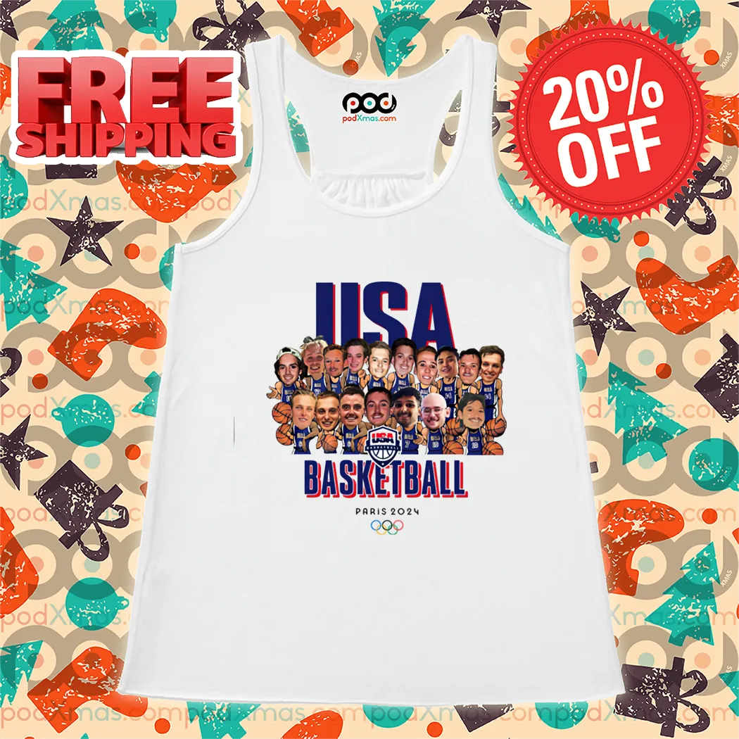 Olympic Paris 2024 Team USA Men’s Basketball Champions Shirt