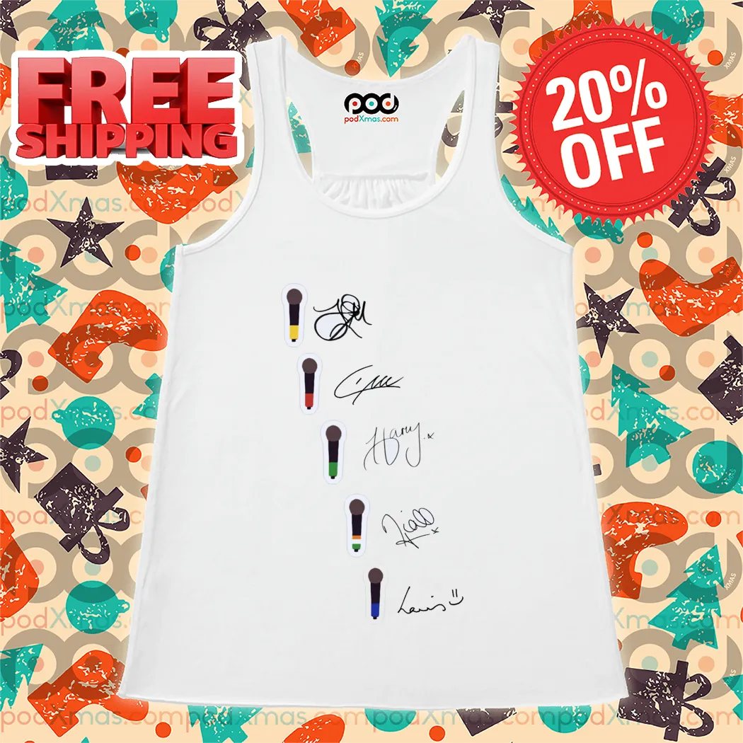 One Direction Mic Signature 2024 Shirt