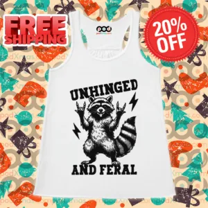 Raccoon Rock Unhinged And Feral Shirt