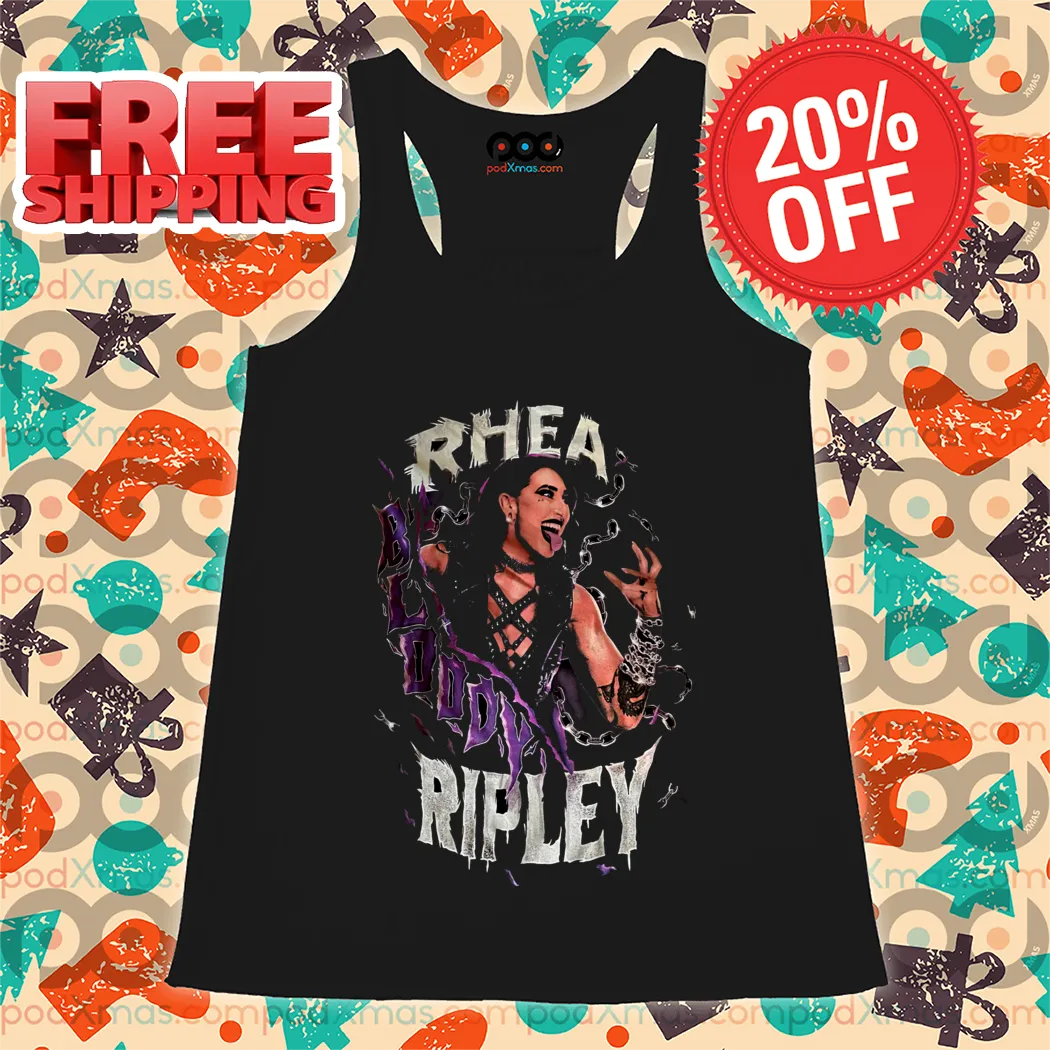 Rhea Ripley Bloody Wrestling 2024 Shirt
