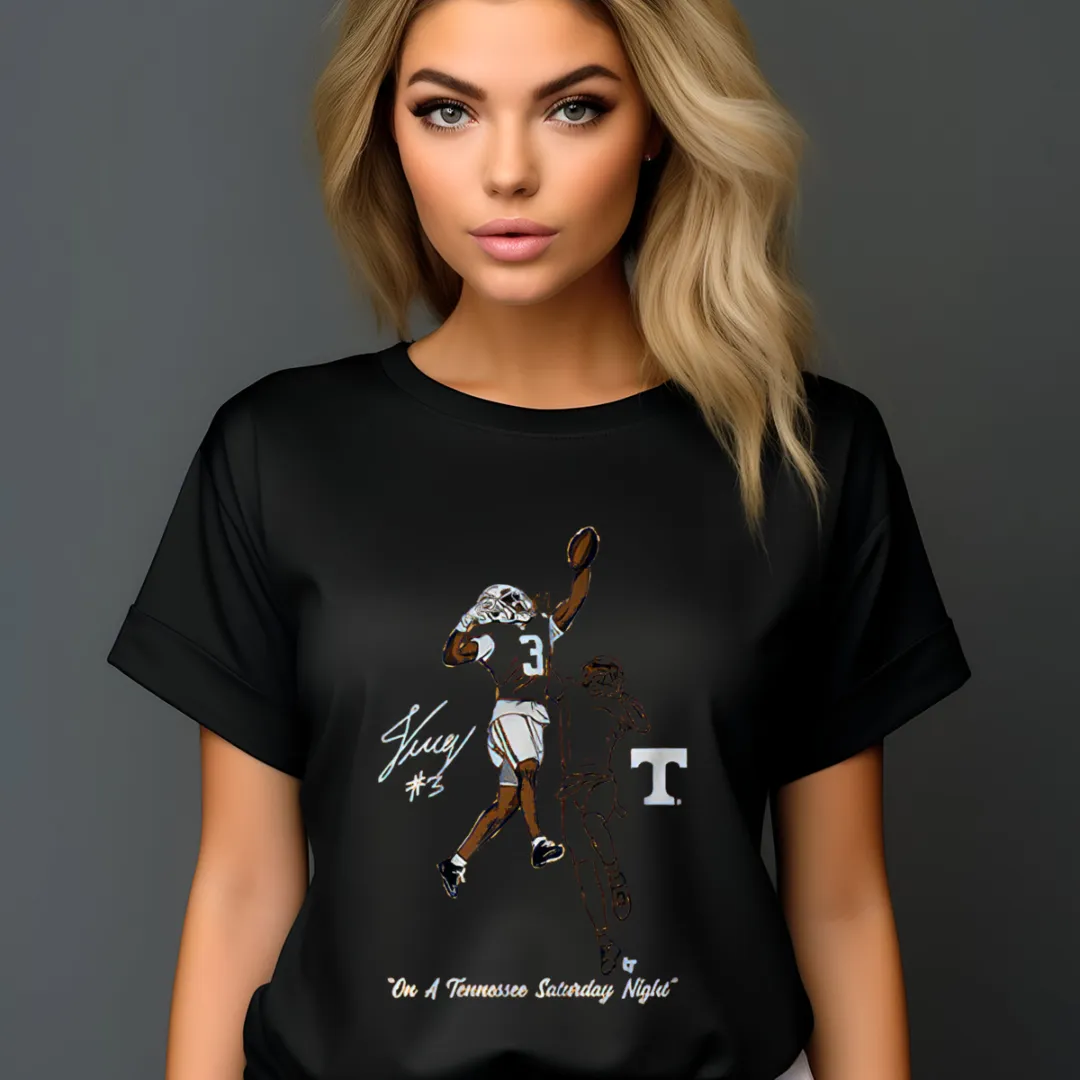 Jermod McCoy Tennessee Volunteers On A Tennessee Saturday Night Signature 2024 Shirt