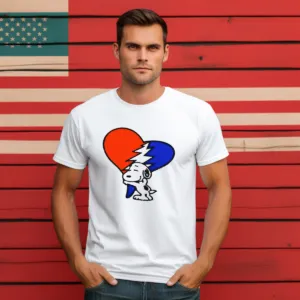 Snoopy Love Grateful Dead 2024 Shirt