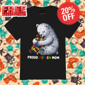 Bear Mama Proud Autism Mom 2024 Shirt