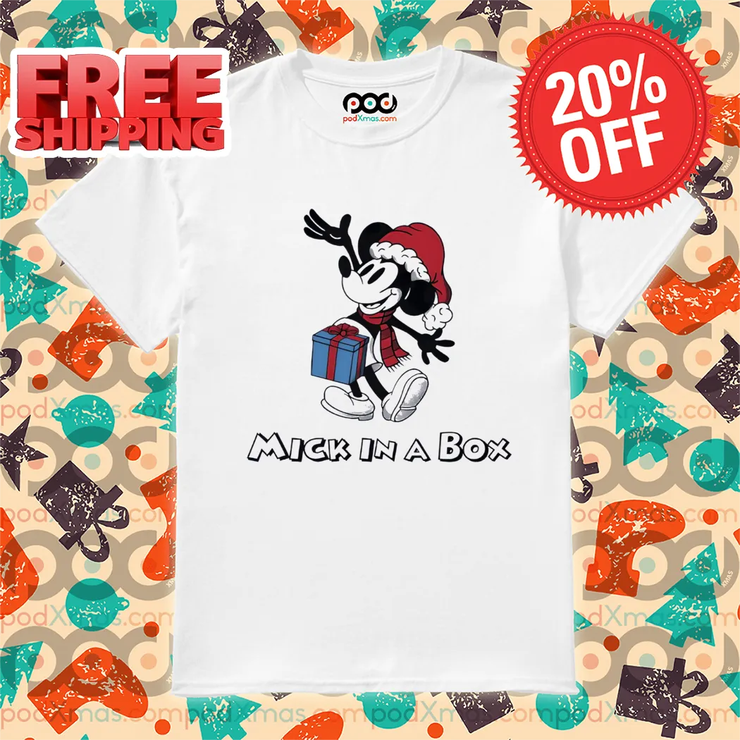 Mickey Mouse Mick In A Box Christmas 2024 Shirt