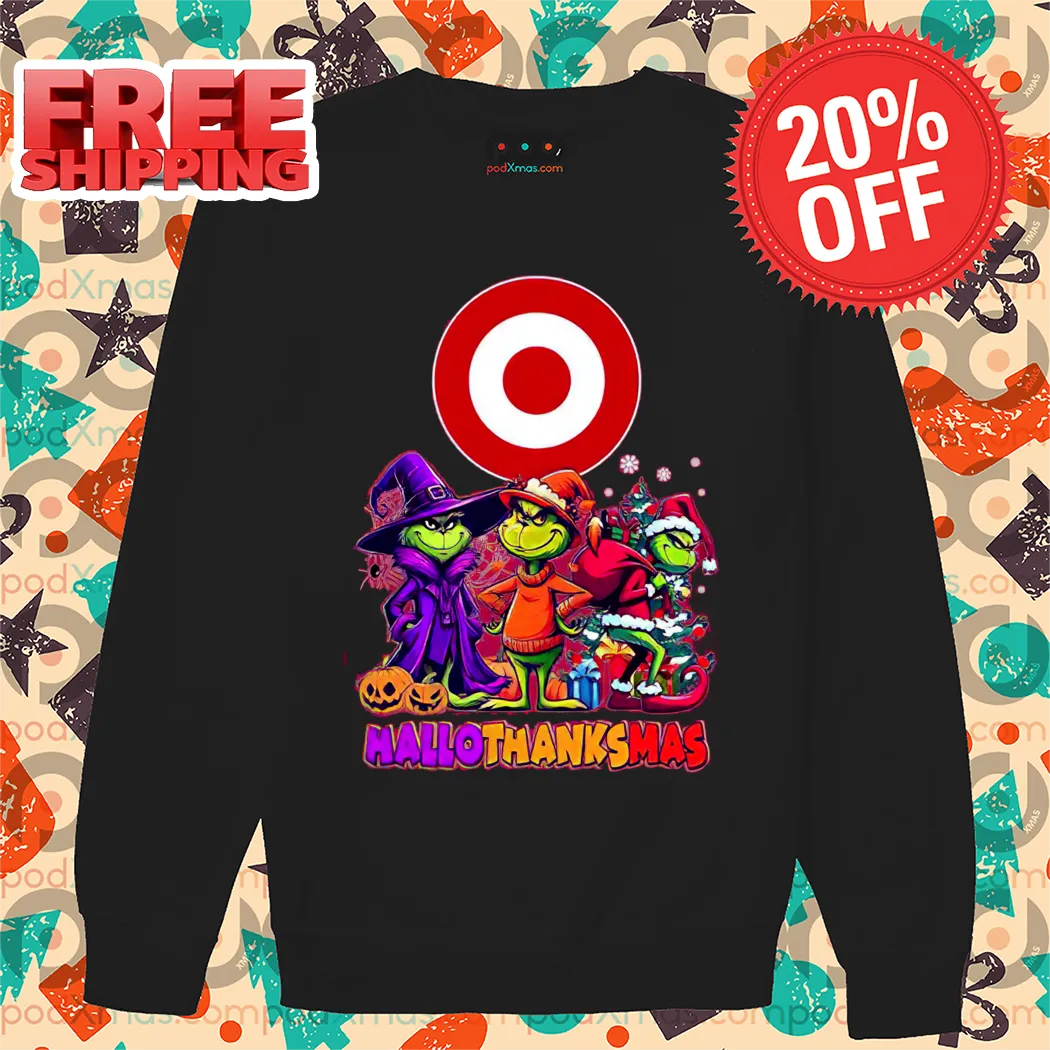 Grinch Hallo Thanks Mas 2024 Shirt