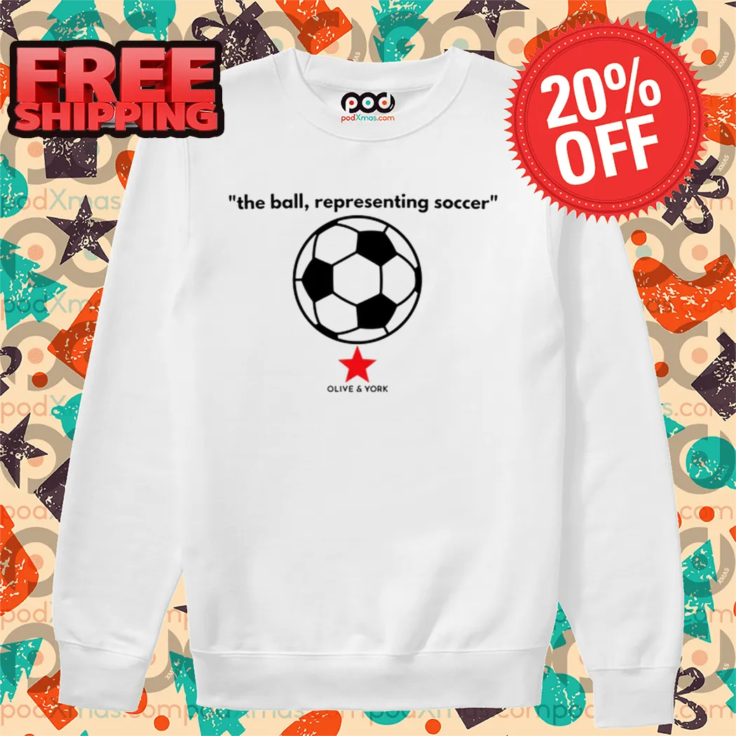 The Ball Representing Soccer Shirt