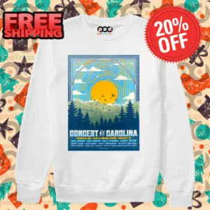 Concert For Carolina October 26 2024 Bank Of America Stadium Charlotte NC Luke Combs Eric Church Shirt