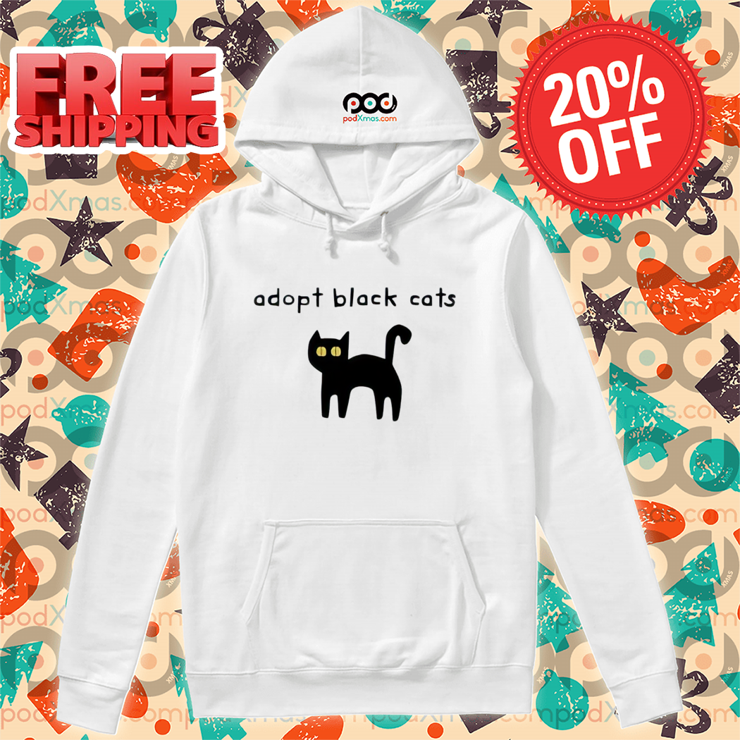 Adopt Black Cats Shirt-enhance