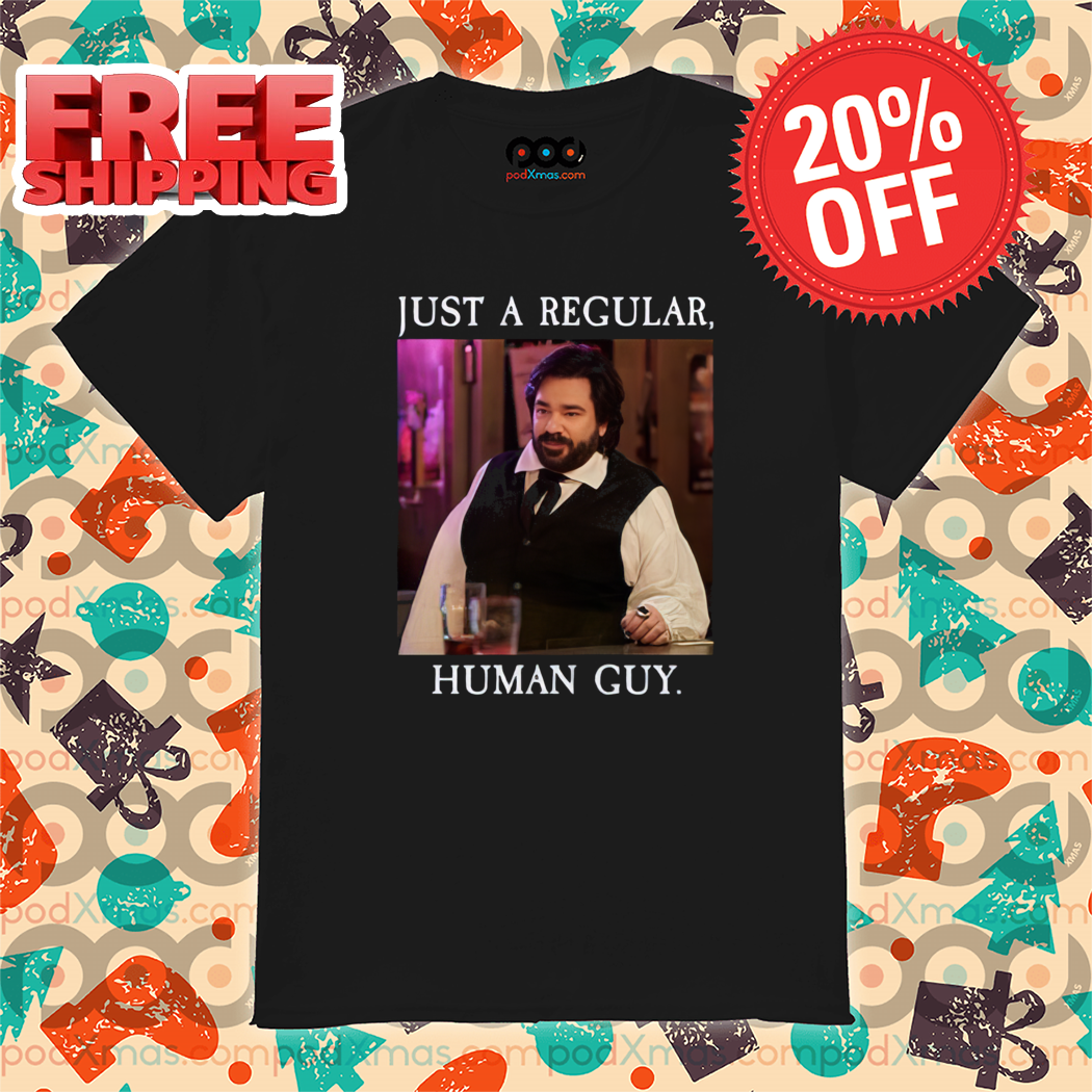 Just A Regular Human Guy Shirt-enhance-faceai