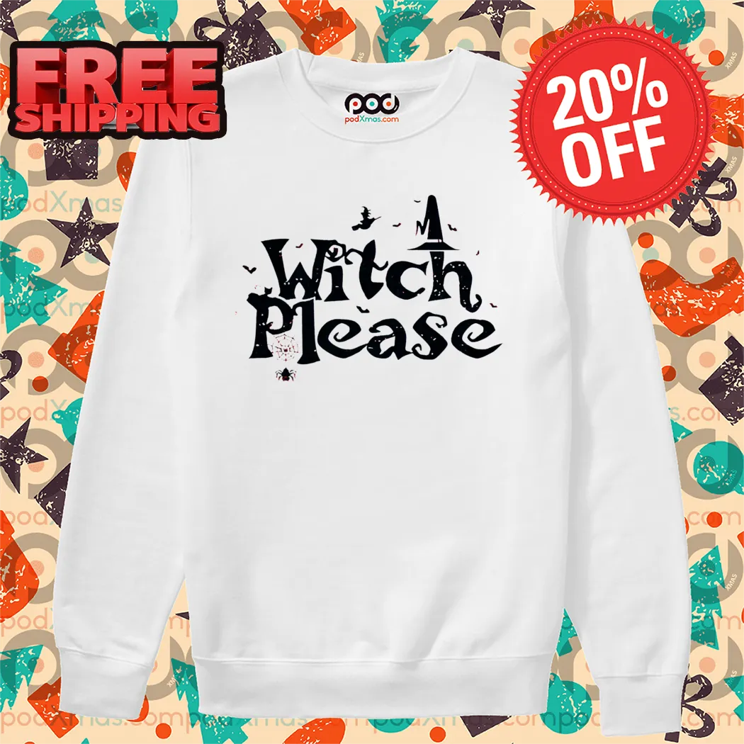 Witch Please Halloween 2024 Vintage Shirt-enhance