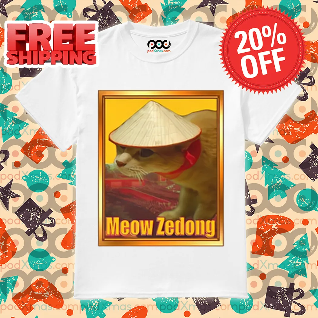 Meow Zedong Meme 2024 Shirt