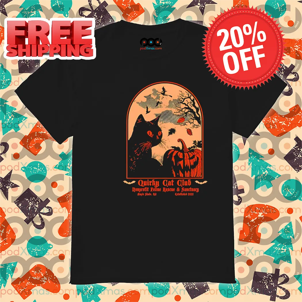Quirky Cat Club Halloween 2024 Shirt