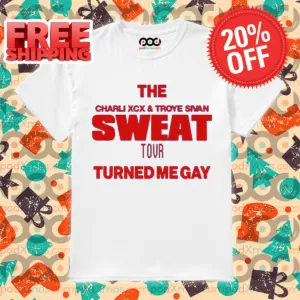 The Charli XCX And Troye Sivan Sweat Tour Turned Me Gay Shirt
