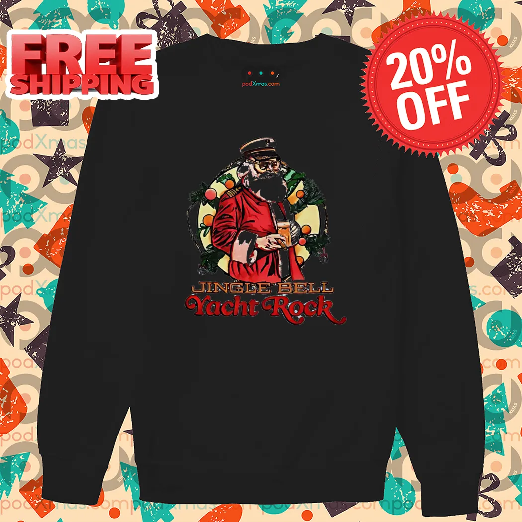 Captain Santa Jingle Bell Yacht Rock Shirt
