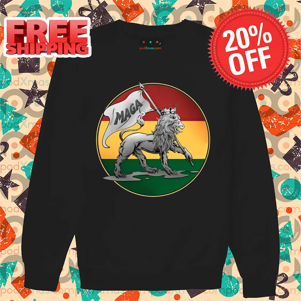 Maga Conquering Lion Flag Shirt