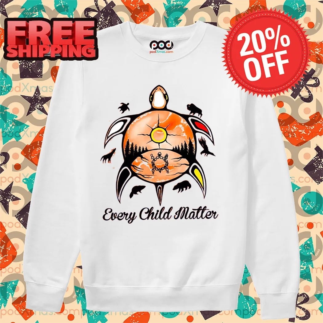 Turtle Native Every Child Matter 2024 Shirt