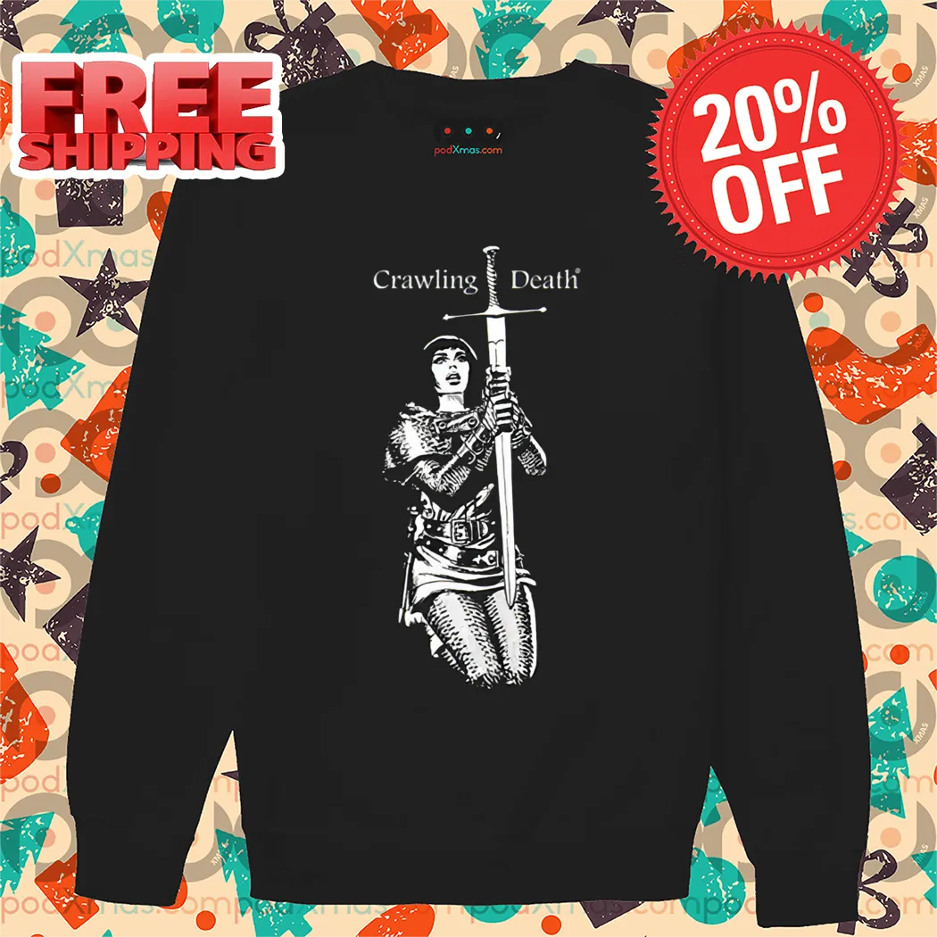 Warrior Sword Crawling Death Shirt
