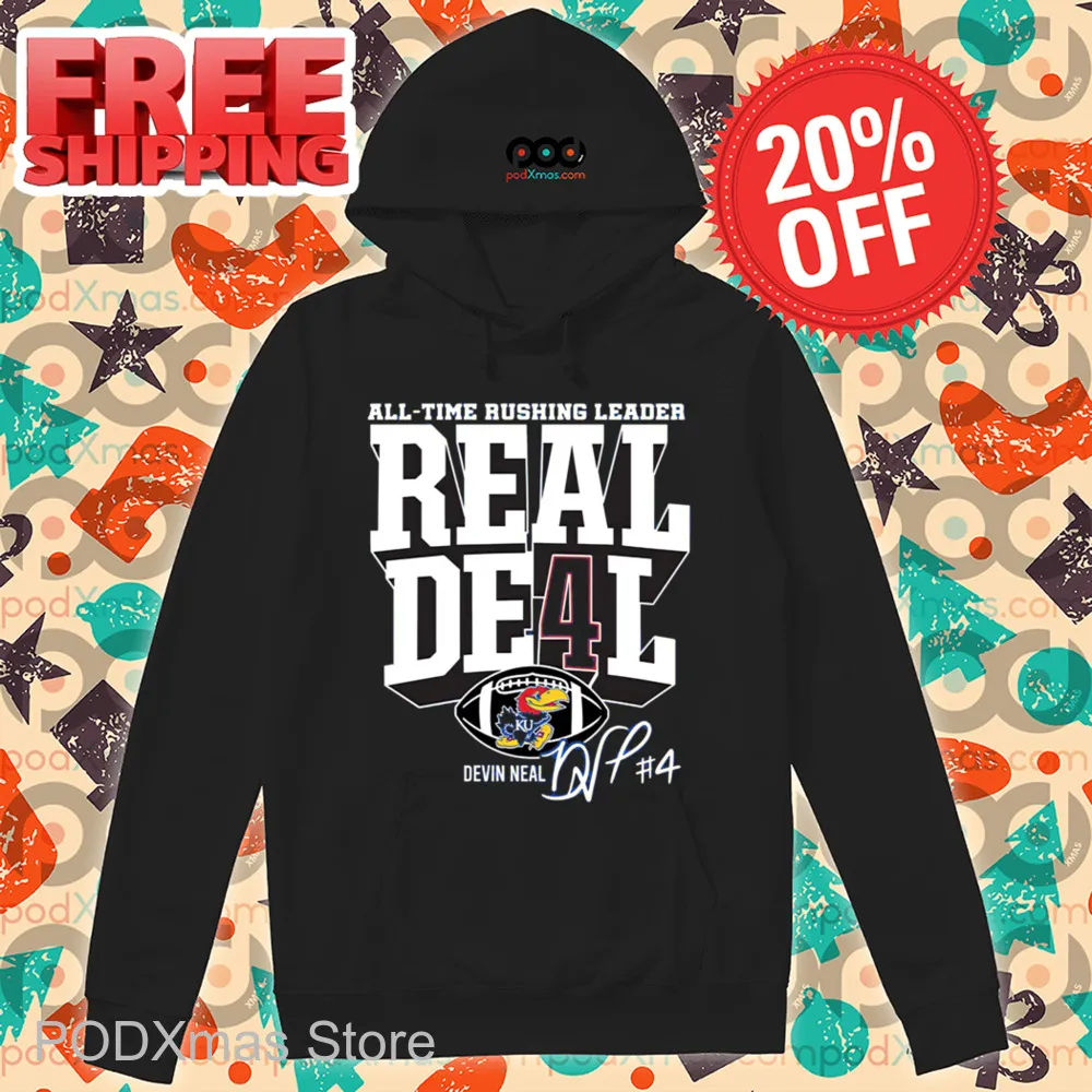 All Time Rushing Leader Real Deal Devin Neal Shirt