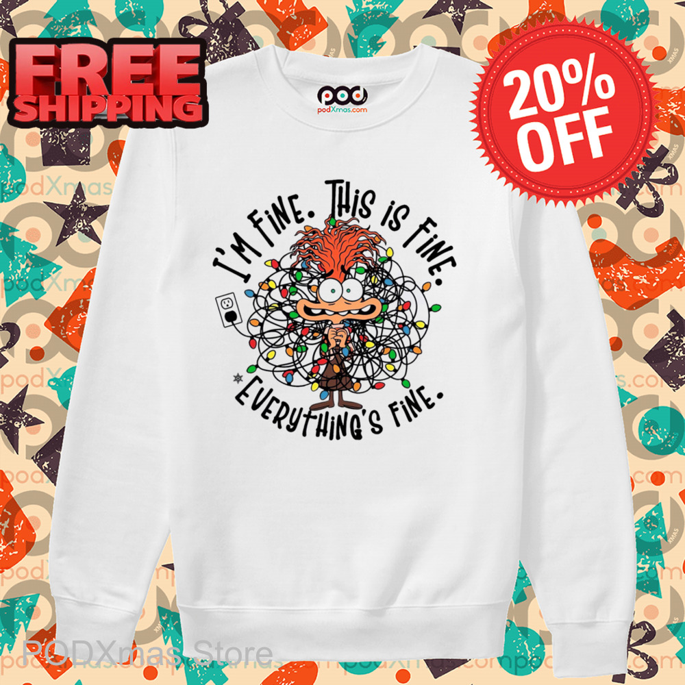 Anxiety Inside Out 2 It's Fine This Is Fine Everything's Fine Shirt 6 Anxiety Inside Out 2 It's Fine This Is Fine Everything's Fine Shirt