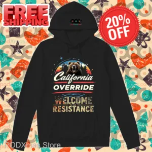 Bear California Override Welcome To The Resistance Shirt