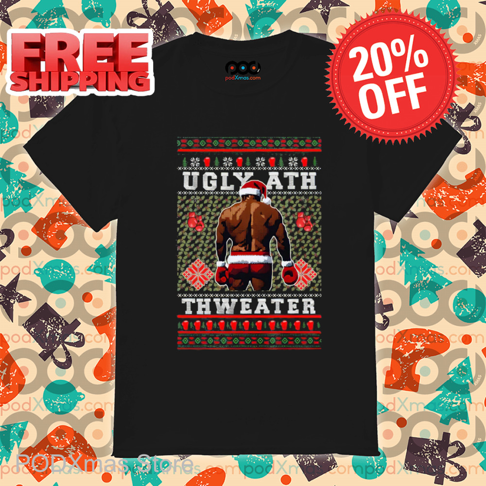 Boxing Ugly At Thweater Ugly Christmas 2024 Shirt
