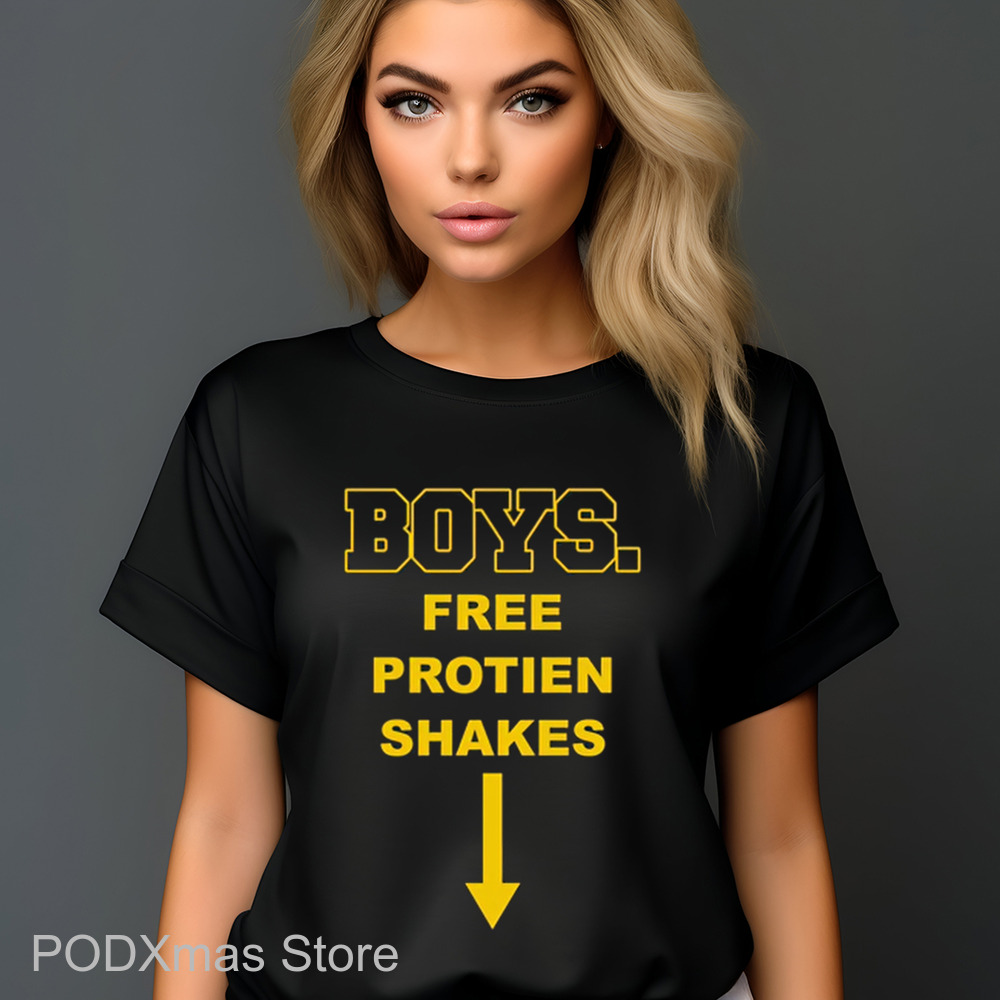 Boys Free Protien Shakes Shirt