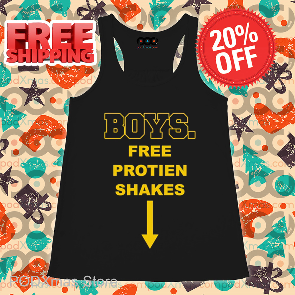 Boys Free Protien Shakes Shirt