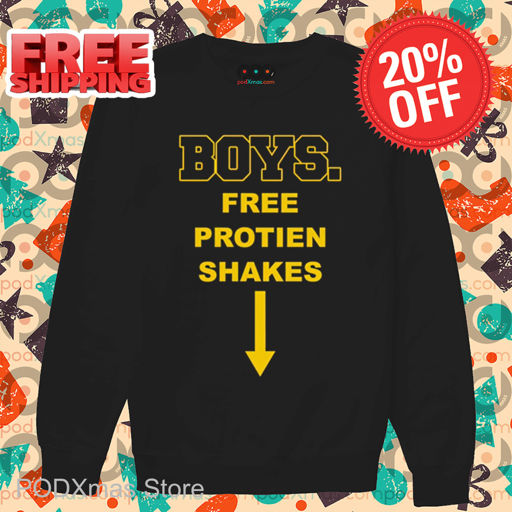 Boys Free Protien Shakes Shirt