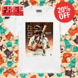 Brandon Crawford Thank You Poster 2024 Shirt