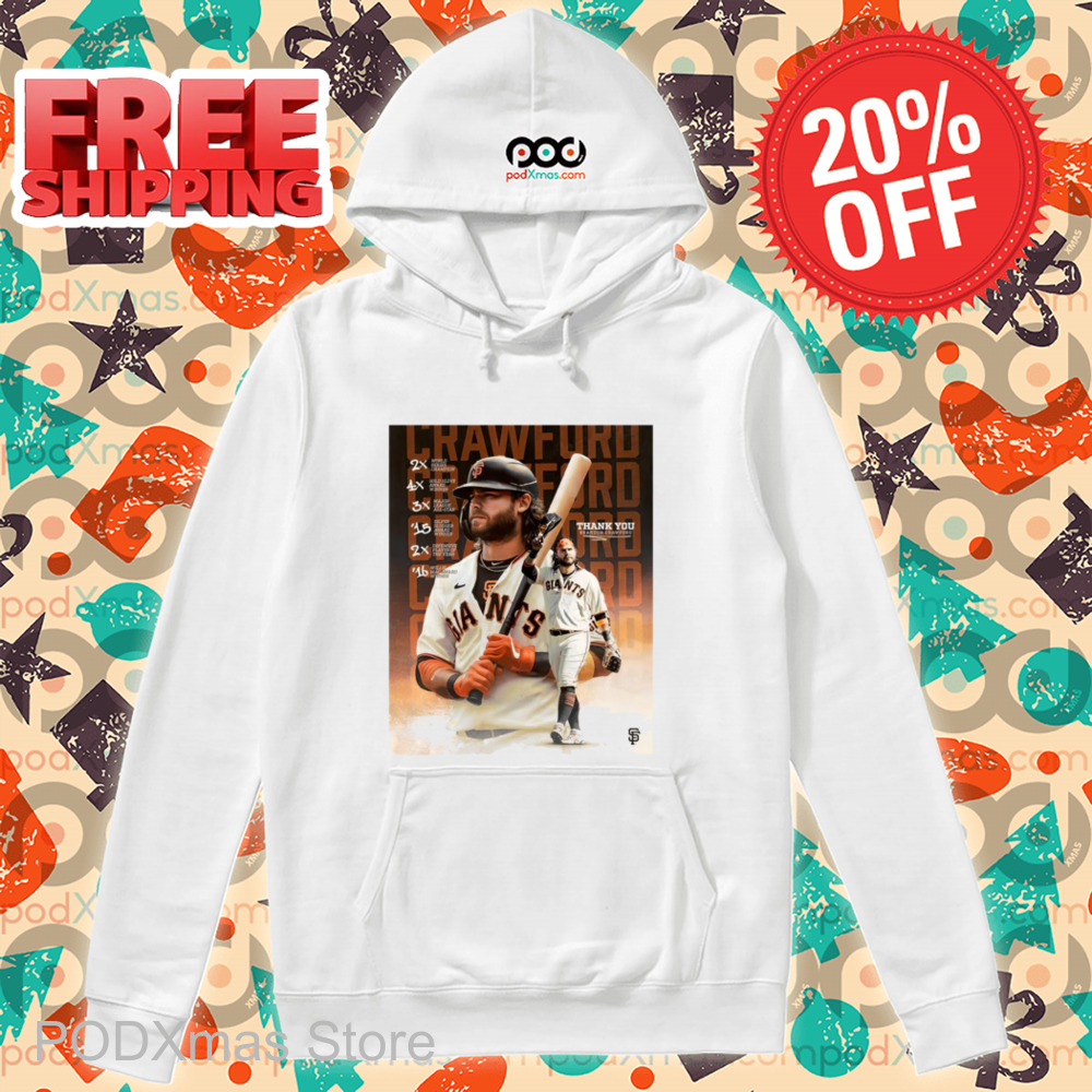 Brandon Crawford Thank You Poster 2024 Shirt